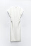 Фото #4 товара Платье из плотной синтетической ткани ZARA