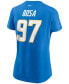 ფოტო #3 პროდუქტის Women's Joey Bosa Powder Blue Los Angeles Chargers Name Number T-shirt