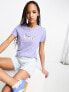 Levi's perfect t-shirt with marble poster logo in purple