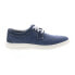 Фото #1 товара Rockport Beckwith 4 Eye Plain Toe CI4518 Mens Blue Lifestyle Sneakers Shoes 8