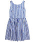 ფოტო #1 პროდუქტის Big Girls Sailing Flag Cotton Poplin Dress