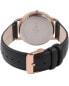 ფოტო #2 პროდუქტის Men's 40mm Rose Gold Vintage Like Remote Sweep Leather Strap Watch