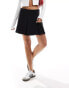 Фото #1 товара ASOS DESIGN pleated mini skirt in black - BLACK