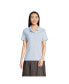 ფოტო #1 პროდუქტის Women's School Uniform Short Sleeve Feminine Fit Interlock Polo Shirt