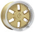 Axxion Y1 gold glänzend lackiert mit hochglanzpoliertem Felgenbett 9x21 ET40 - LK5/112 ML66.6