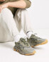 Фото #1 товара adidas Originals Ozweego trainers in khaki green