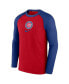 ფოტო #3 პროდუქტის Men's Red Chicago Cubs Authentic Collection Game Raglan Performance Long Sleeve T-shirt