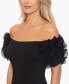 Фото #4 товара Off-The-Shoulder Ruffled-Sleeve Gown