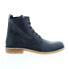 Фото #1 товара Fly London Rafi RAFI037FLY-003 Mens Black Leather Lace Up Casual Dress Boots