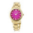 Фото #2 товара женские часы аналоговые розовый циферблат Devota & Lomba