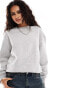 Фото #4 товара Weekday Essence standard sweatshirt in grey