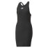 Фото #1 товара Puma Classics Ribbed Sleeveless T-Shirt Dress Womens Black Casual 53807901