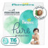 Pampers Pure Protection Diapers Enormous Pack - Size 3 - 116ct