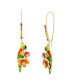 Faux Stone Parrot Dangle Earrings