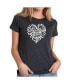 ფოტო #1 პროდუქტის Women's Premium Word Art T-Shirt - Love