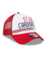 Фото #2 товара Men's White, Red St. Louis Cardinals Stacked A-Frame Trucker 9FORTY Adjustable Hat