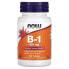 Фото #2 товара Витамин B1 NOW B-1, 100 мг, 100 таблеток