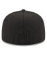 Фото #2 товара Men's Washington Commanders Black on Black Alternate Logo 59FIFTY Fitted Hat