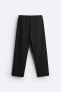 WIDE-FIT PLEATED TROUSERS