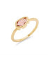 ფოტო #1 პროდუქტის Channel Set Glass Stone Carson Ring