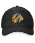 Фото #3 товара Men's Black Chicago Blackhawks Authentic Pro Rink Flex Hat