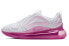 Nike Air Max 720 White Pink Rise Laser Fuchsia AR9293-103 Sneakers