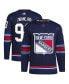 ფოტო #1 პროდუქტის Men's Mika Zibanejad Navy New York Rangers Alternate Authentic Player Jersey