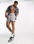 Фото #3 товара ASOS DESIGN swim shorts in short length in grey