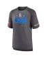 Фото #3 товара Men's Heathered Gray Orlando Magic 2022 Noches Ene-Be-A Core Shooting Raglan T-shirt