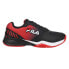 Фото #1 товара Fila Volley Zone Pickleball Mens Black Sneakers Athletic Shoes 1PM00595-014