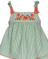 ფოტო #3 პროდუქტის Baby Girls Striped Short Set