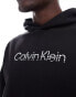 Calvin Klein degrade logo hoodie in black