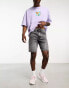 Фото #8 товара Only & Sons loose fit denim shorts in grey wash