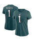 Фото #1 товара Women's Jalen Hurts Midnight Green Philadelphia Eagles Player Name and Number T-shirt