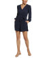 Women's Long-Sleeve Button-Front Romper