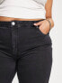 Cotton On Curve loose straight leg jeans in black