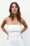 Фото #6 товара Трикотажное платье stretch с открытыми плечами ZARA