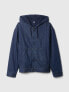 Фото #6 товара Oversized Lined Denim Hoodie