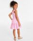 Фото #4 товара Toddler & Little Girls Cotton Smocked Dress, Created for Macy's
