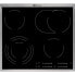 Фото #1 товара Варочная панель Electrolux EHF46547XK черная встроенная стеклокерамическая 4 зоны