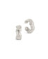 Silver-Tone or Gold-Tone Curved Cali Ear Cuff, Set Of 2