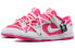 Фото #3 товара Кроссовки Nike Dunk Low Fantasy Girl Pink/White