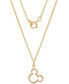 ფოტო #3 პროდუქტის Children's Mickey Mouse Silhouette 15" Pendant Necklace in 14k Gold