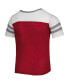 ფოტო #4 პროდუქტის Big Girls Crimson Alabama Crimson Tide Practically Perfect Striped T-shirt