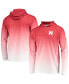 ფოტო #3 პროდუქტის Men's Scarlet Nebraska Huskers Terminal Tackle Omni-Shade UPF 50 Long Sleeve Hooded T-shirt