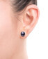 ფოტო #6 პროდუქტის Cultured Freshwater Button Pearl (8-9mm) Stud Earrings