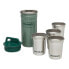 STANLEY Shot Glass Set 4 Glasses 59ml + Green Canister