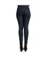 Фото #2 товара Women's Curvy Fit Stretch Denim Dark Wash Mid-Rise Skinny Jeans