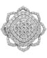 ფოტო #1 პროდუქტის Diamond Flower Cluster Ring (3 ct. t.w.) in 10k White Gold