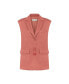 Фото #6 товара Women's Lapel Collar Vest